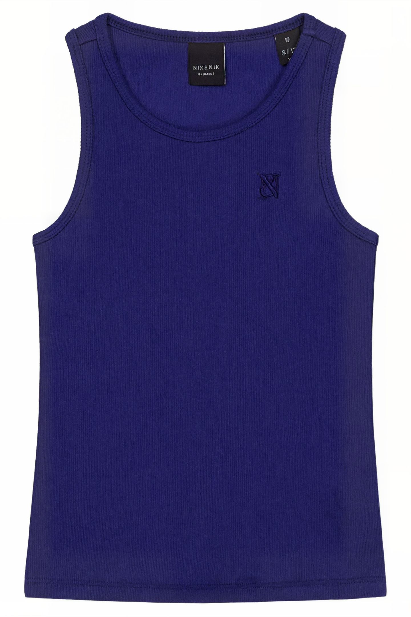 RIB SINGLET MIDNIGHT BLUE 1