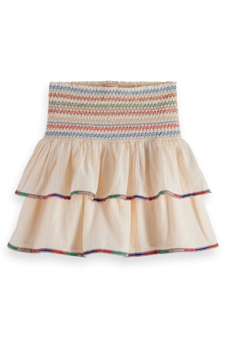 EMBROIDERED MINI SKIRT SOFT ICE 4