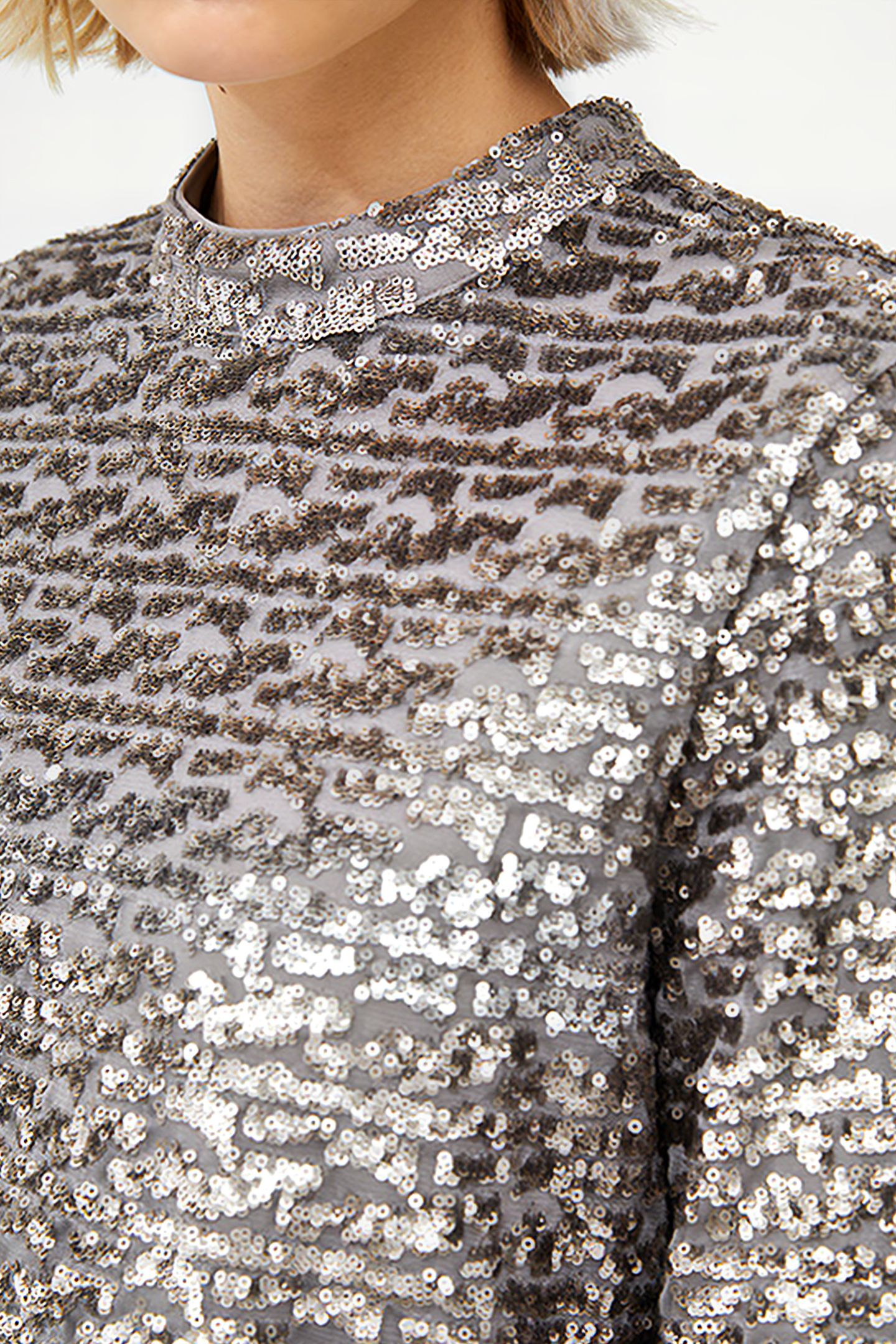 ADALYNN SEQUIN TOP GUN METAL 4