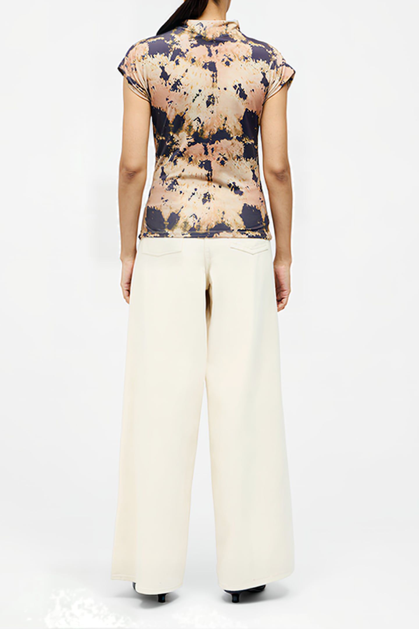 AVA RUCHED TOP MOCHA MOUSSE/CHOC 3