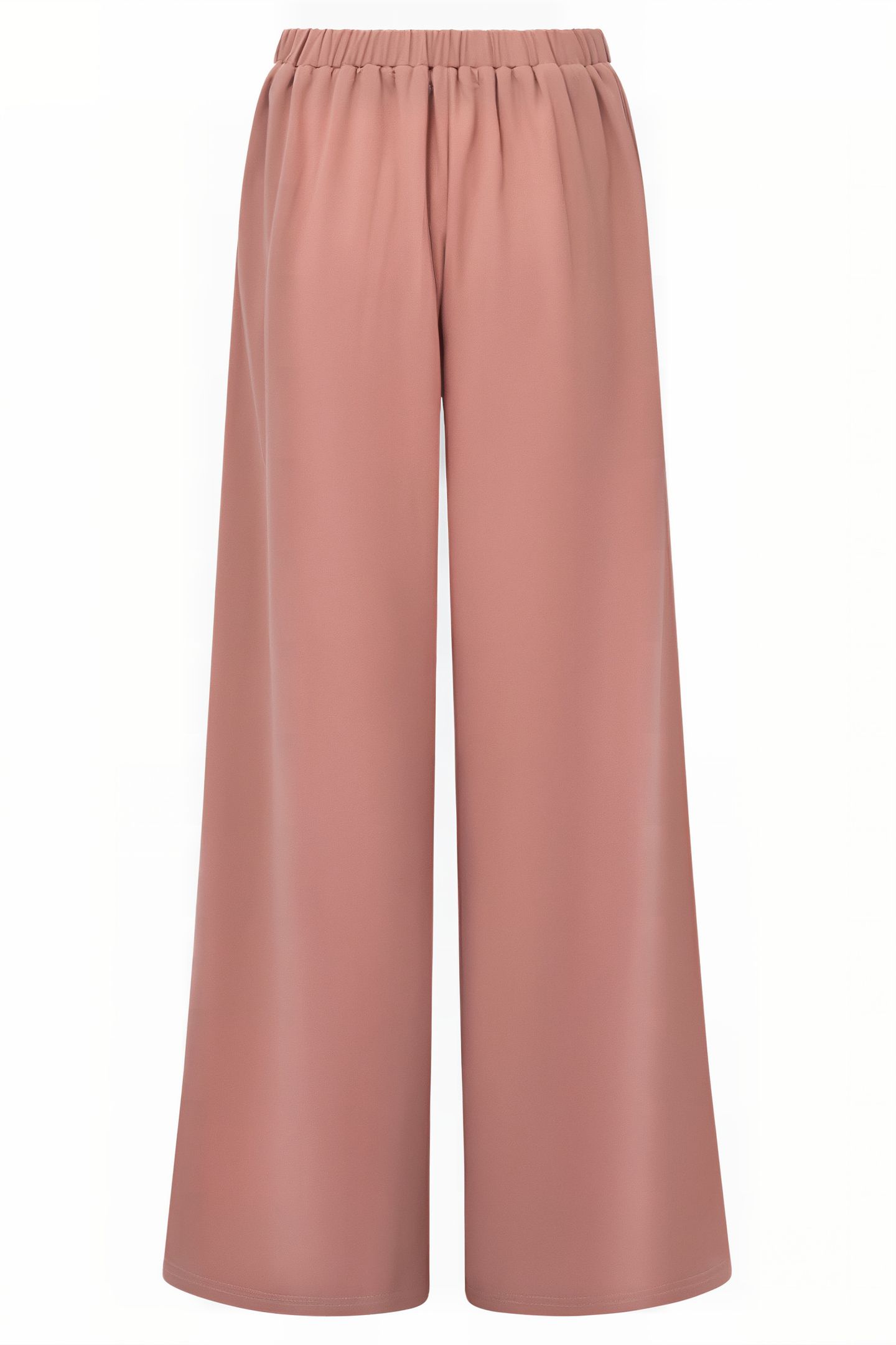 CREPE WIDE LEG STRIPE MOCHA MOOSE/SUM WHT 2