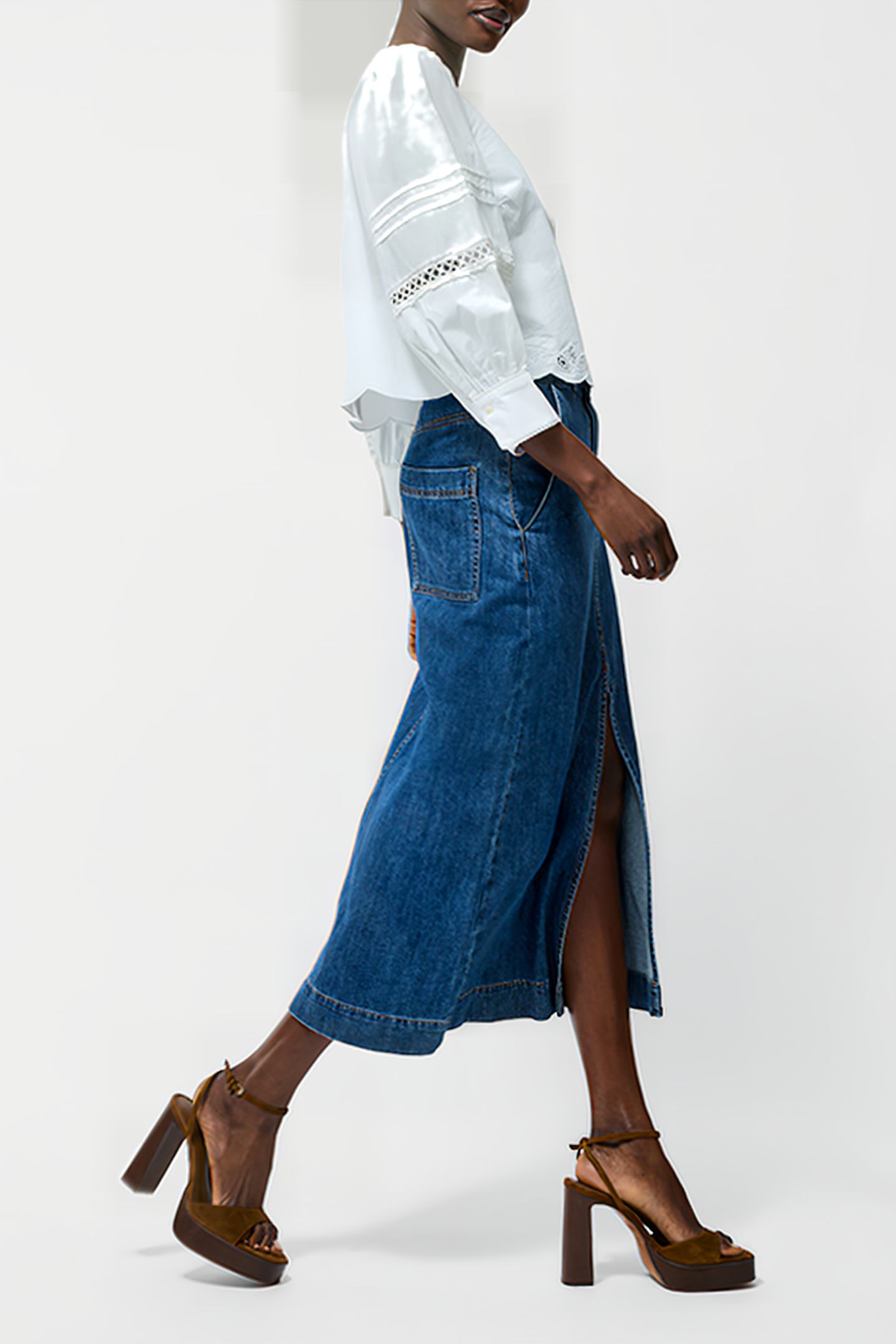 BRODERIE BORDER TOP LINEN WHITE 4