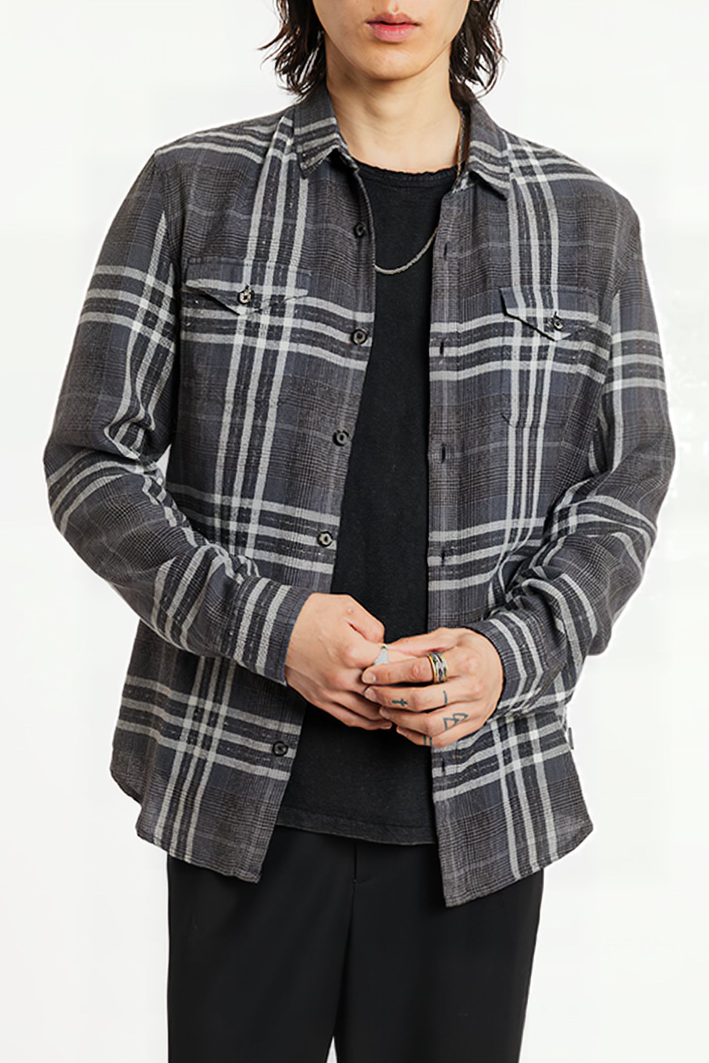 LS DALE YARN DYE SPORT IRON GREY 1
