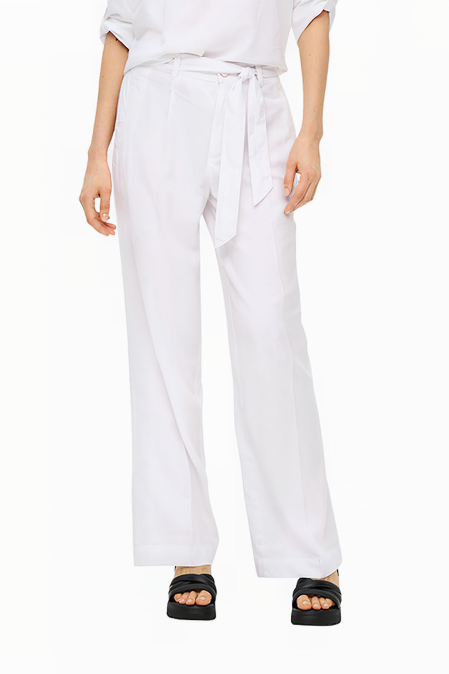 S.OLIVER PANTS WHITE 1