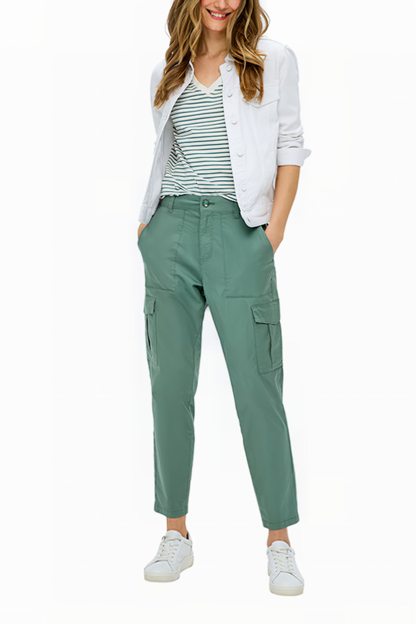 S.OLIVER PANTS GREEN 3