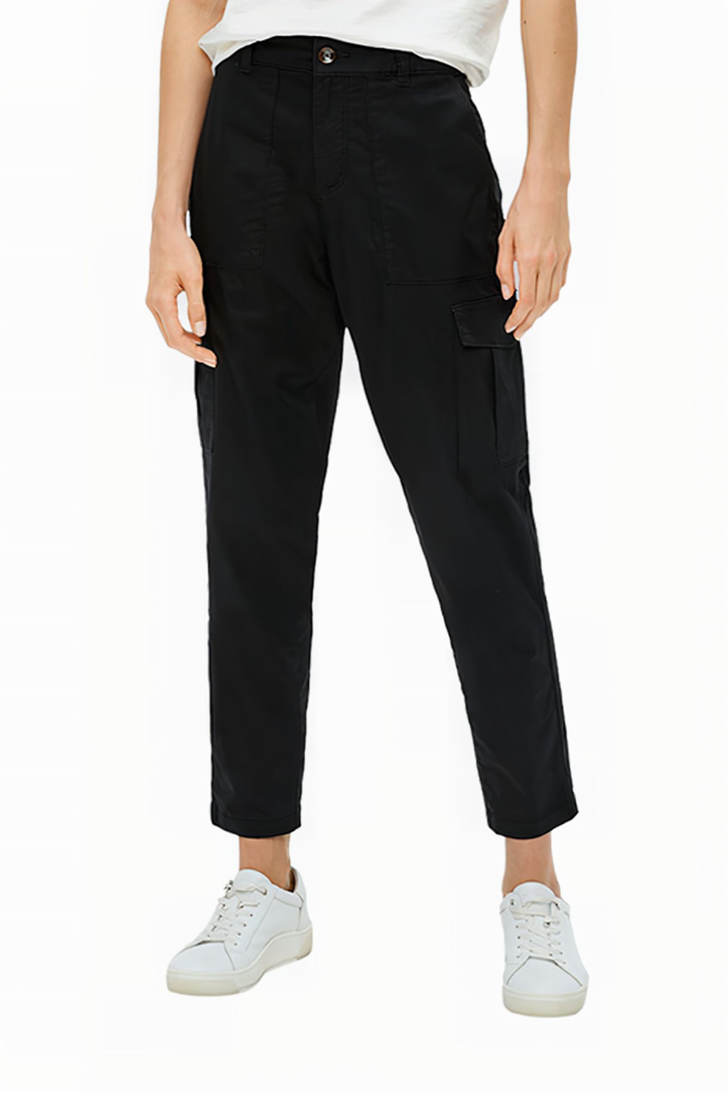 S.OLIVER PANTS BLACK 1