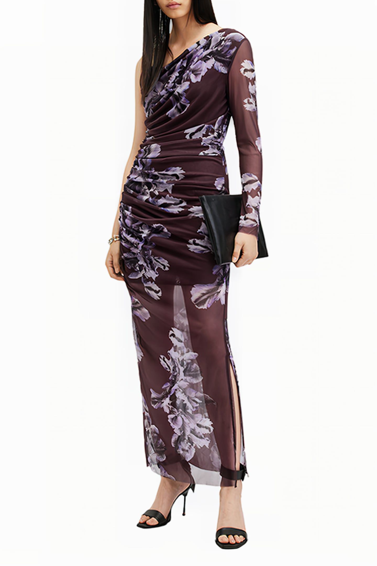ERIS DRESS MONICA OXBLOOD RED 4