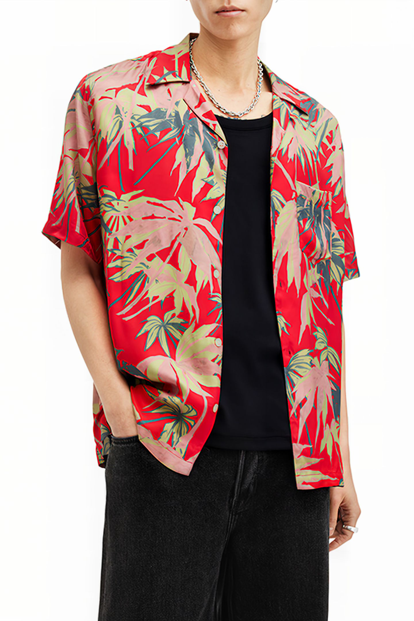HUDSONY SS SHIRT SCARLETT RED 5