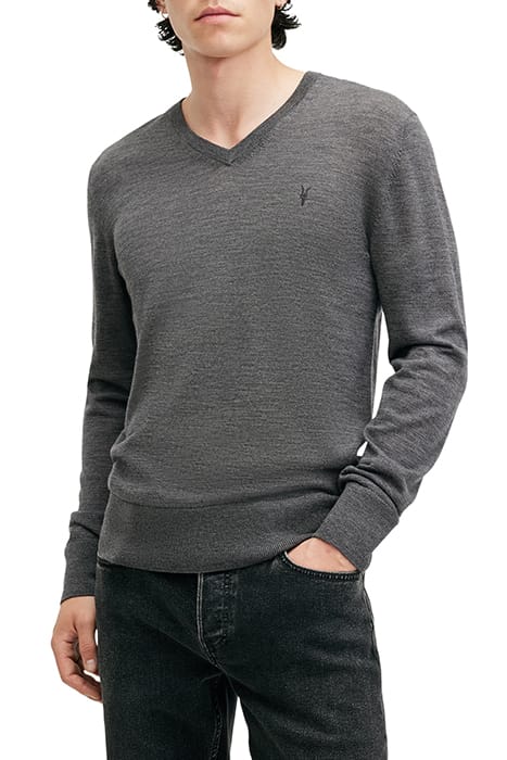 MODE MERINO VNECK CARTER GREY 1