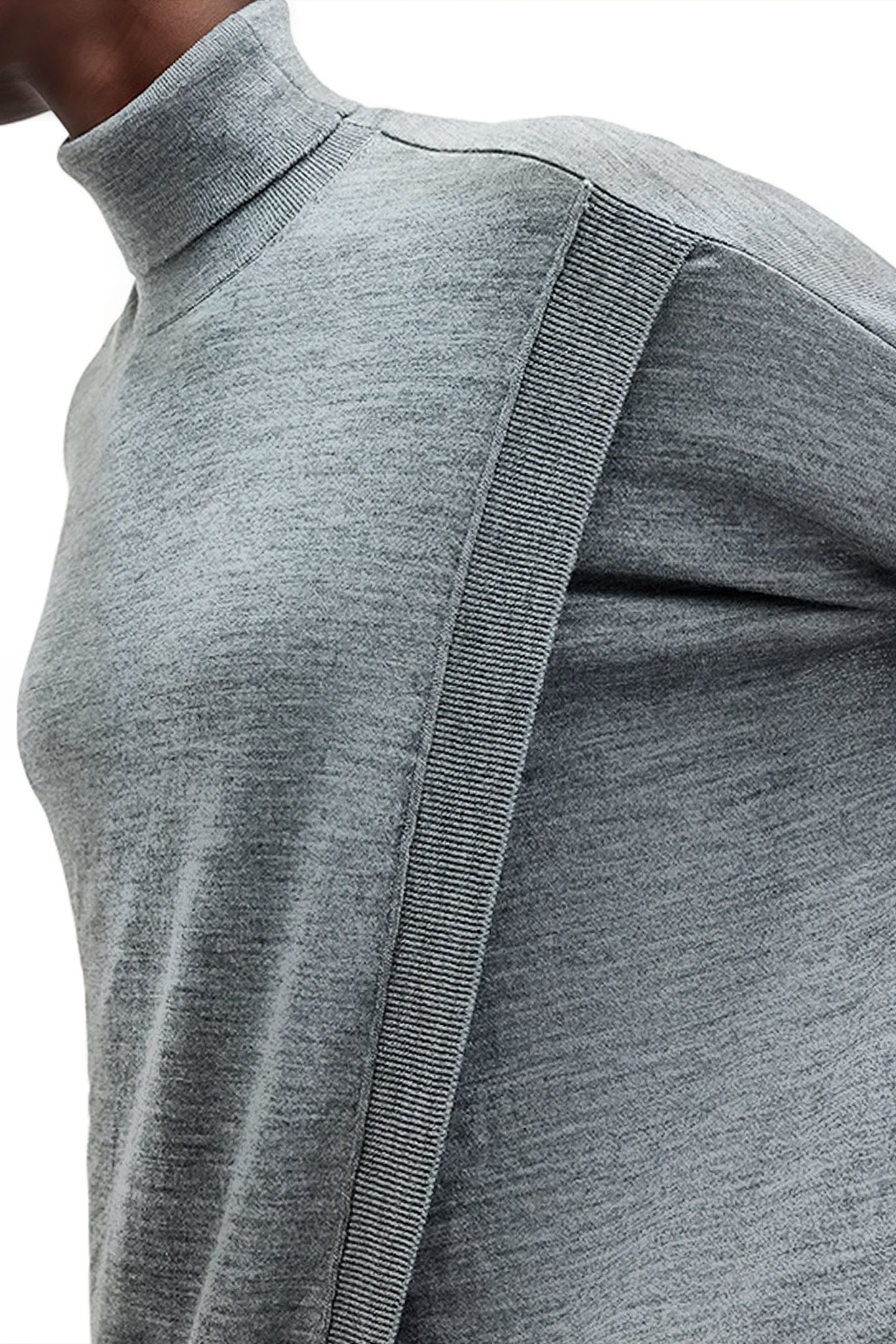 BERN WRAP JUMPER GREY MARL 7