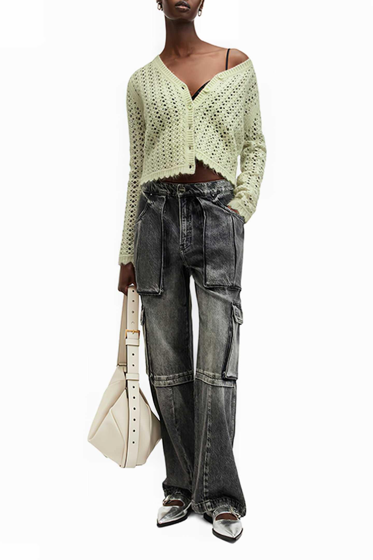 VIVIAN CARDIGAN EARTH GREEN 6