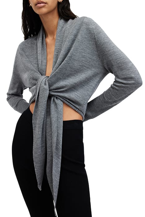 WASSON PIRATE CARDI GREY MARL 6