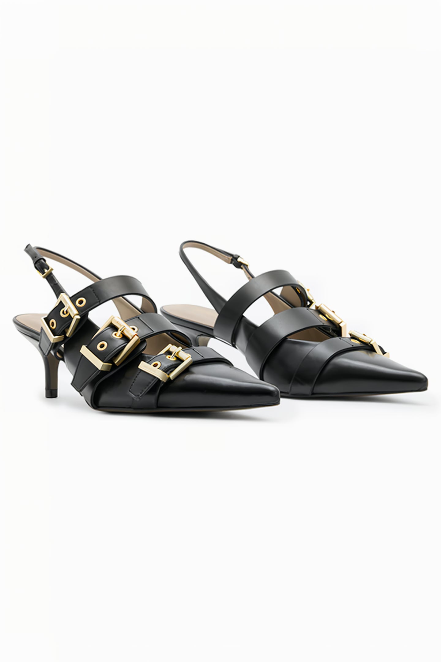 GRACE BUCKLE HEEL BLACK 4