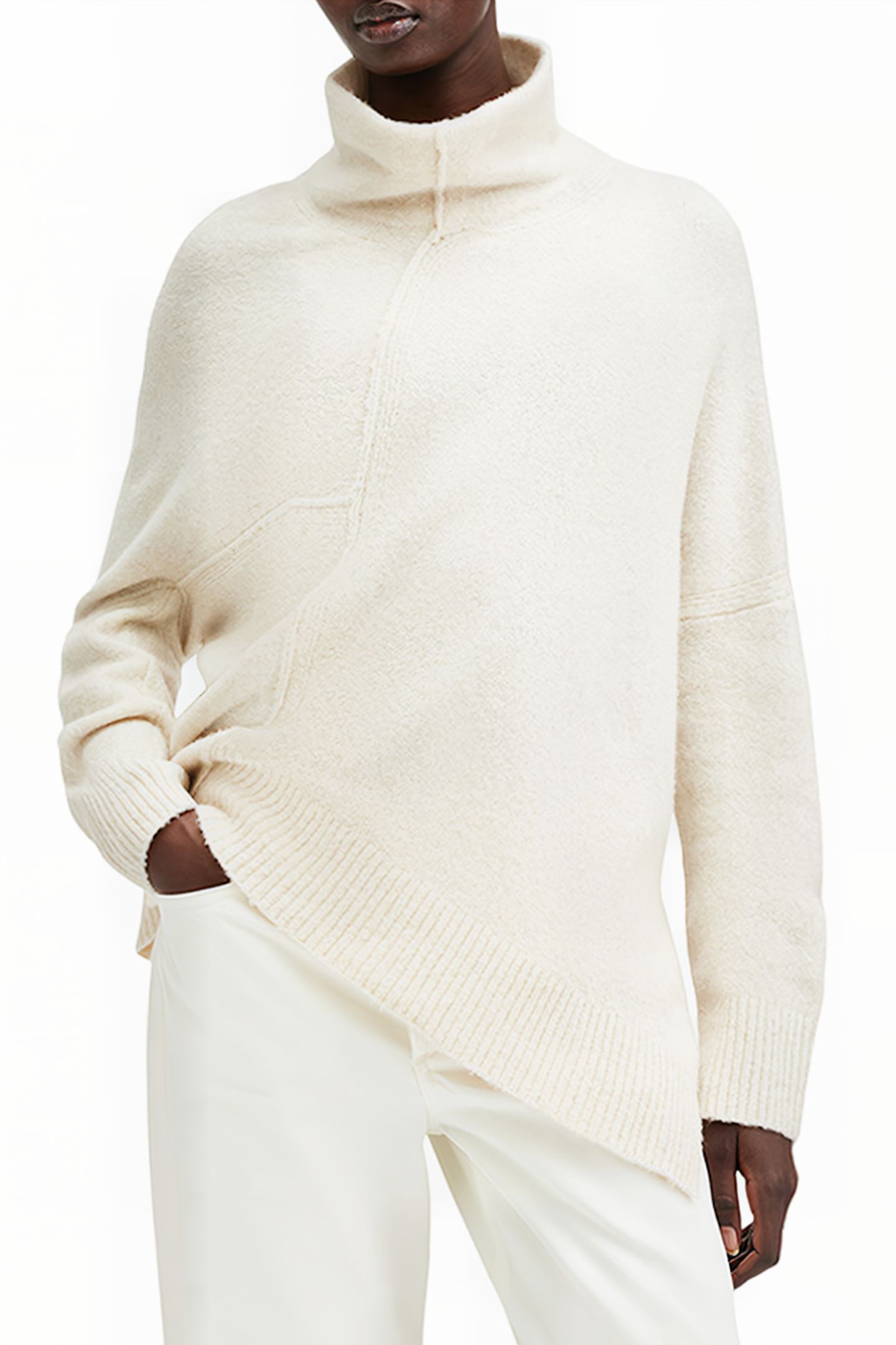 LOCK ROLL NECK CHALK WHITE 7