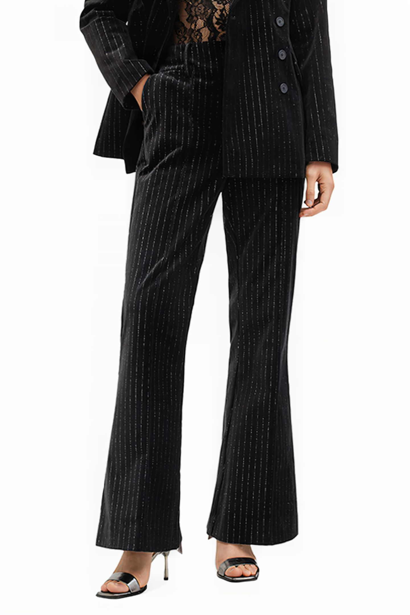 SEVENH VEL TROUSER BLACK 1