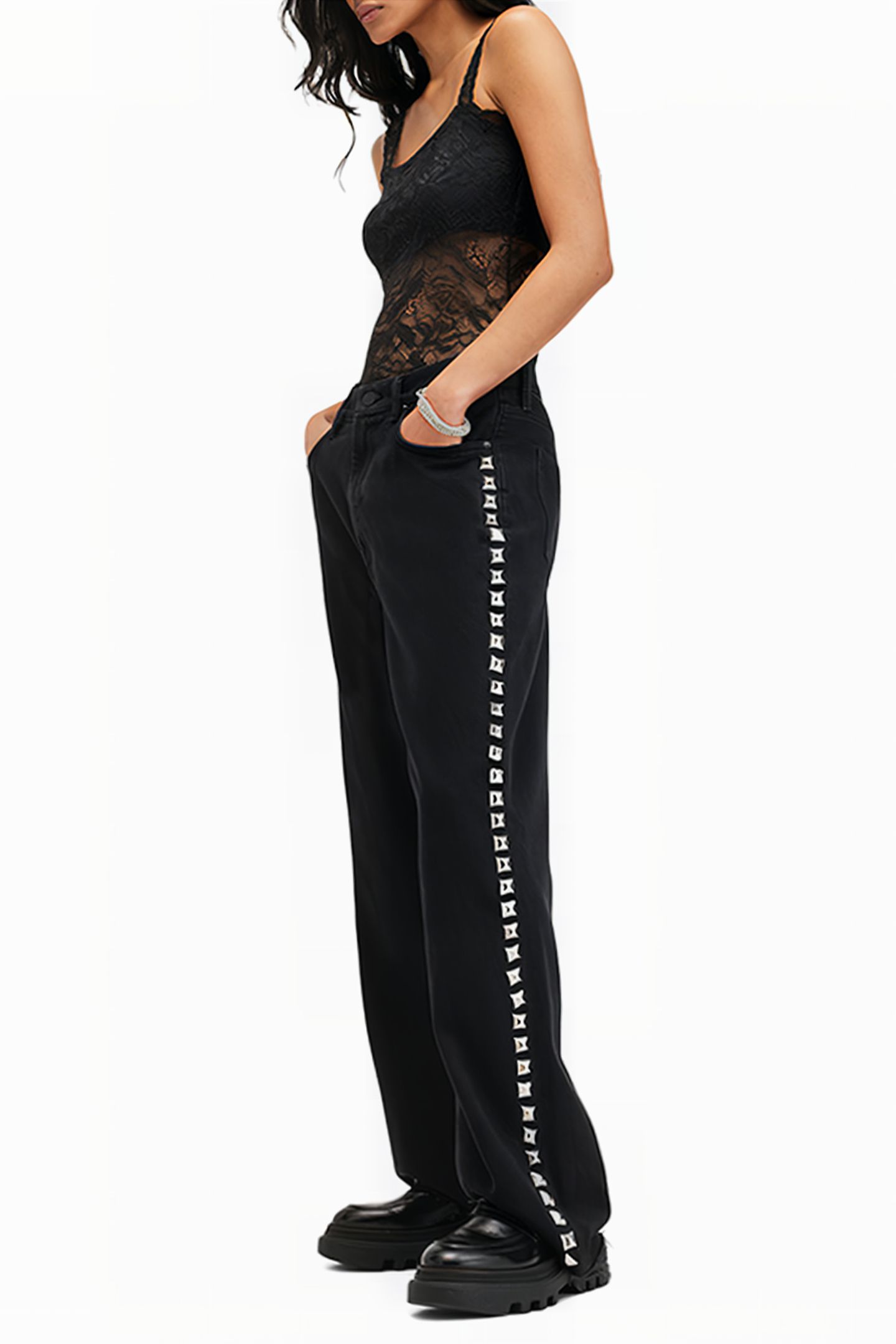 CHARLI LACE BODYSUIT BLACK 5