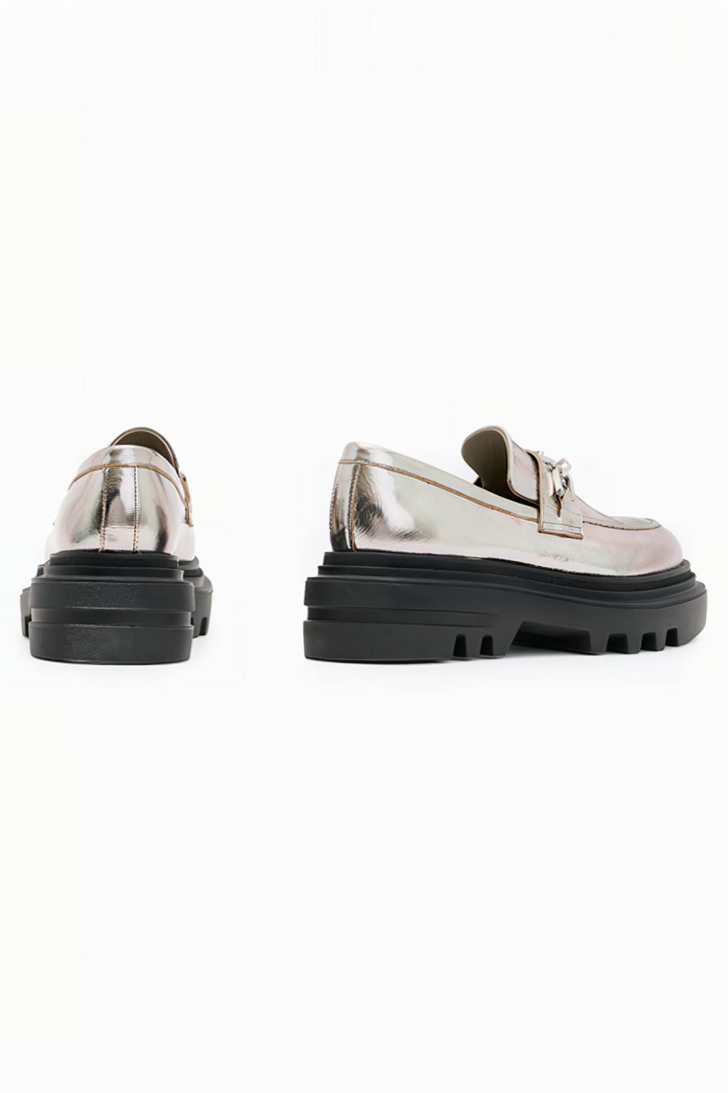 ALEXIA CHAIN LOAFER GUNMETAL GREY 4