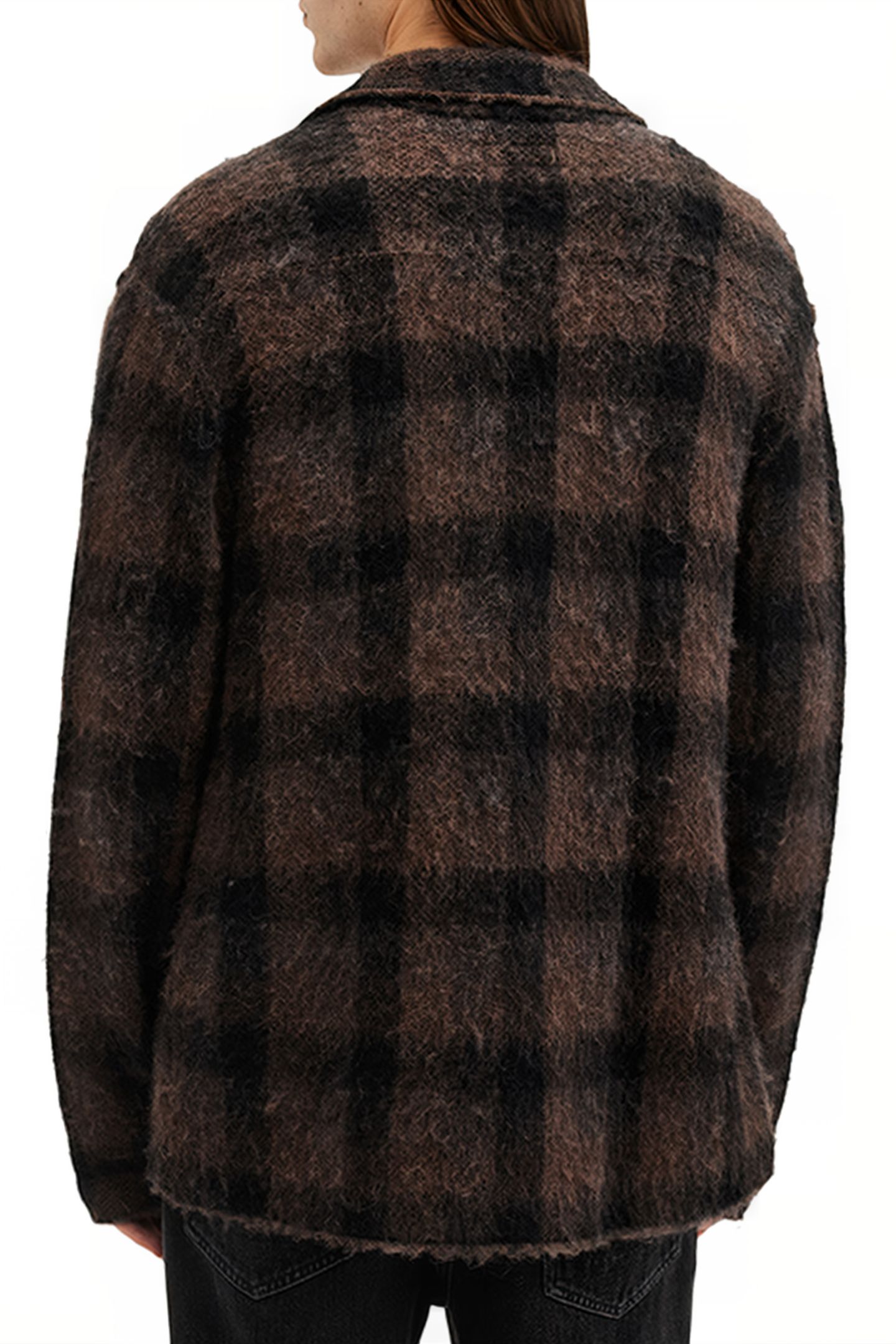 ASH CARDIGAN BROWN/BLACK 2