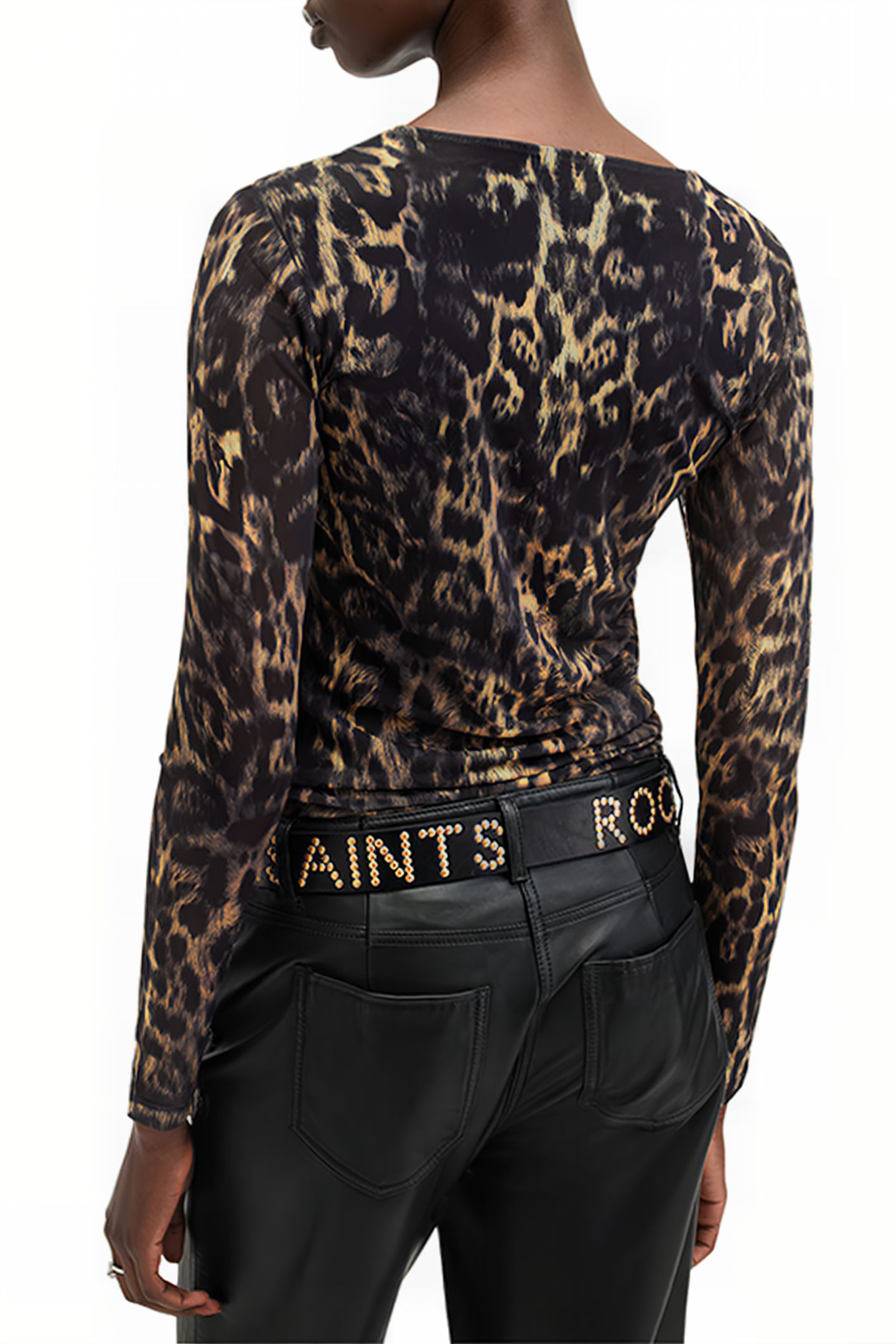EDANA MESH TOP JINX GOLDEN BROWN 2
