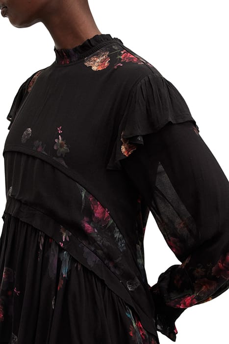 CAVARLY LS MAXI DRES MORTEM BLACK 7