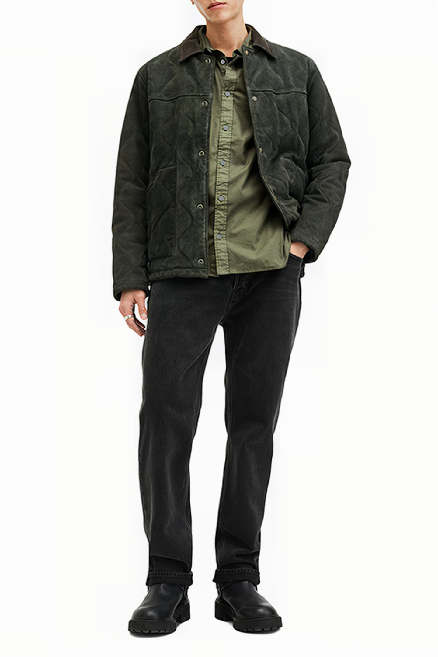 HAWTHORNE LS SHIRT FLEUR GREEN 5