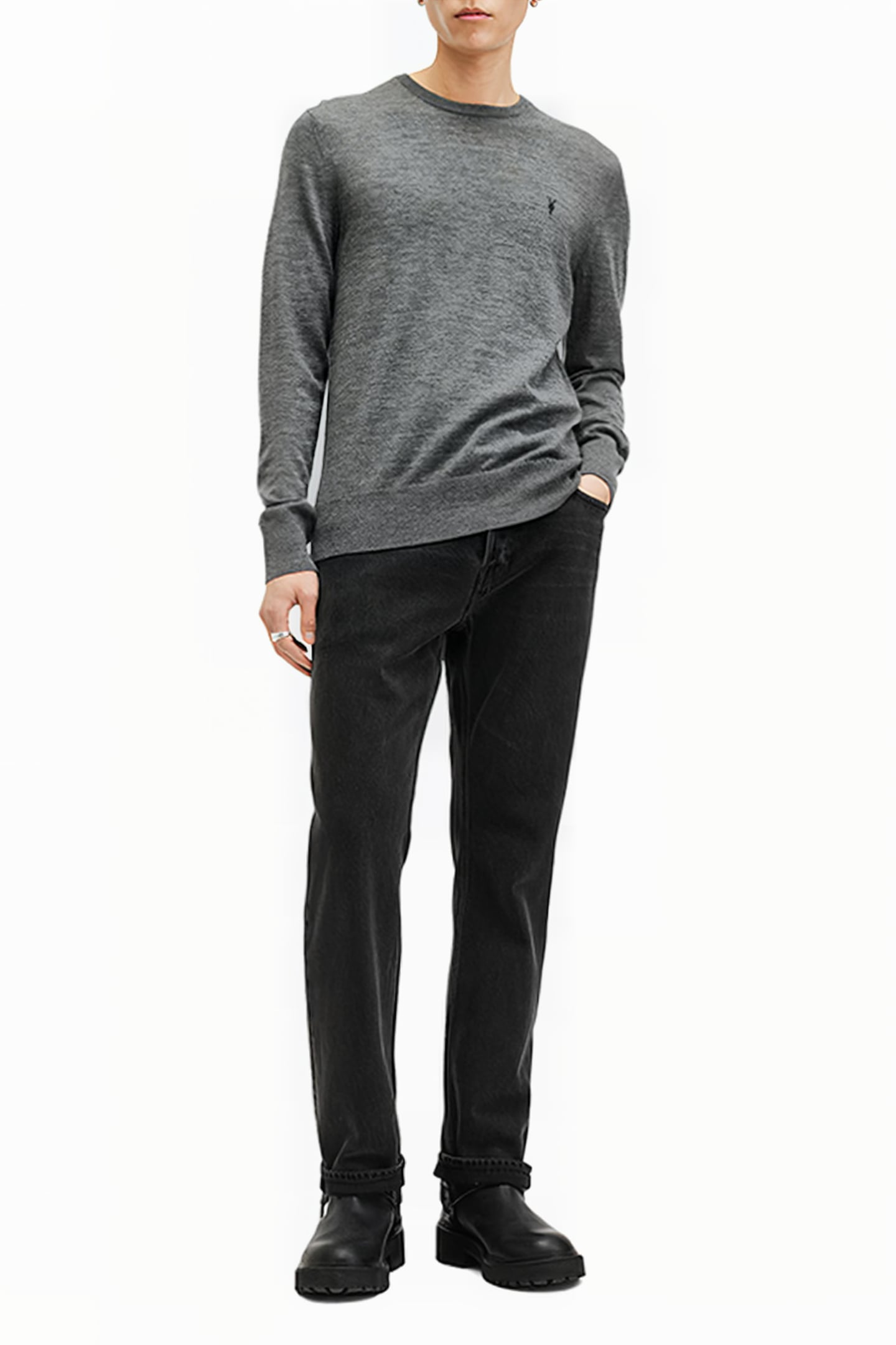 MODE MERINO CREW CARTER GREY 3