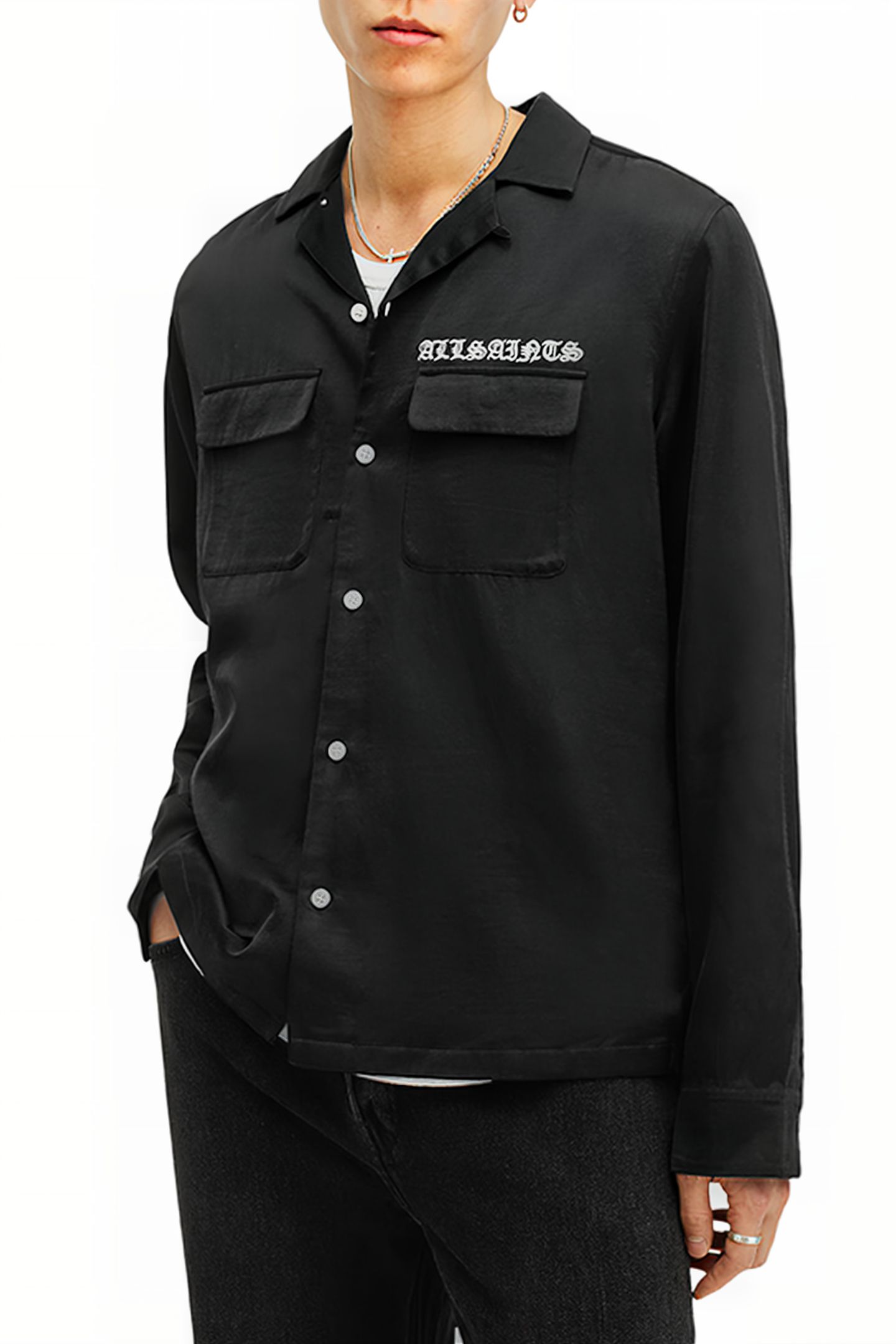 TROYA LS SHIRT JET BLACK 6