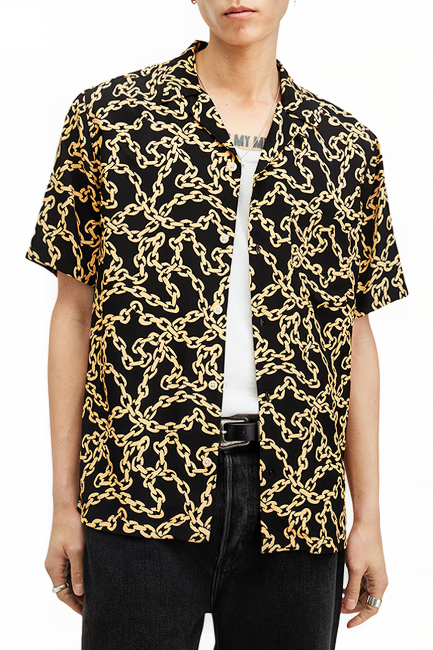 LINK SS SHIRT JET BLACK 1
