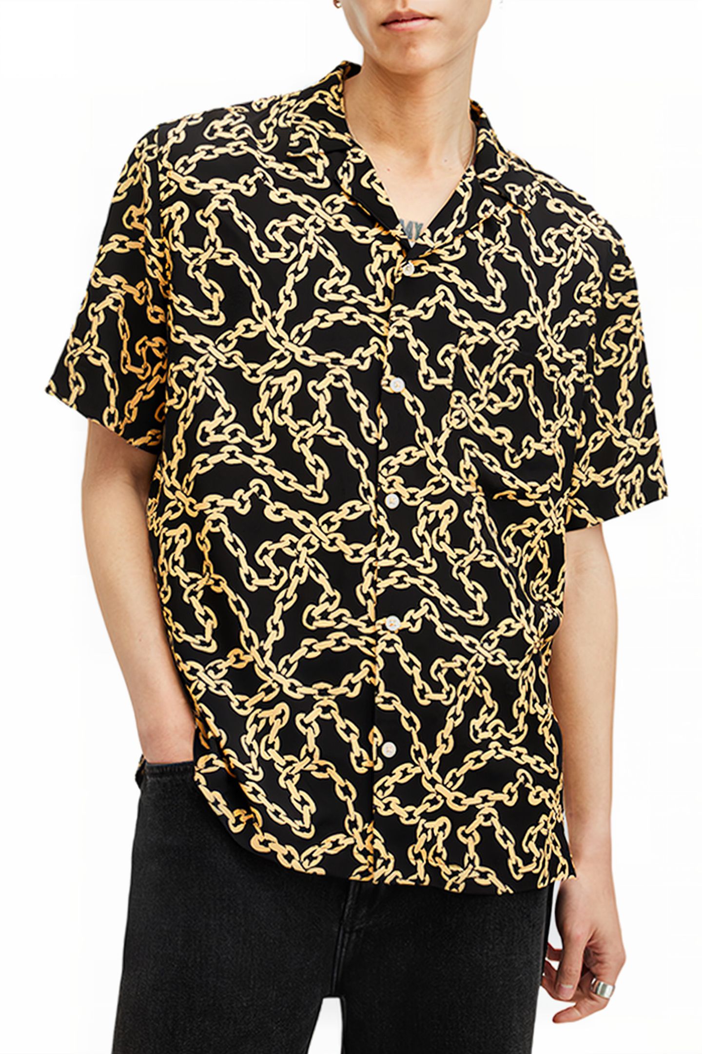 LINK SS SHIRT JET BLACK 6