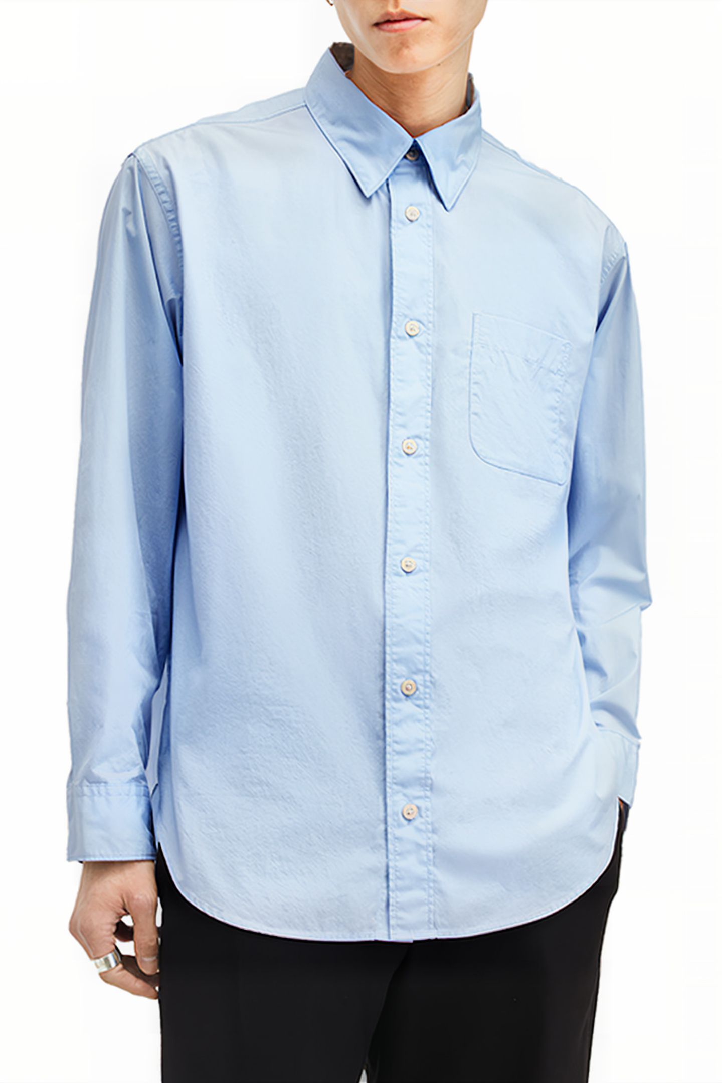 SUTTA LS SHIRT BETHEL BLUE 1