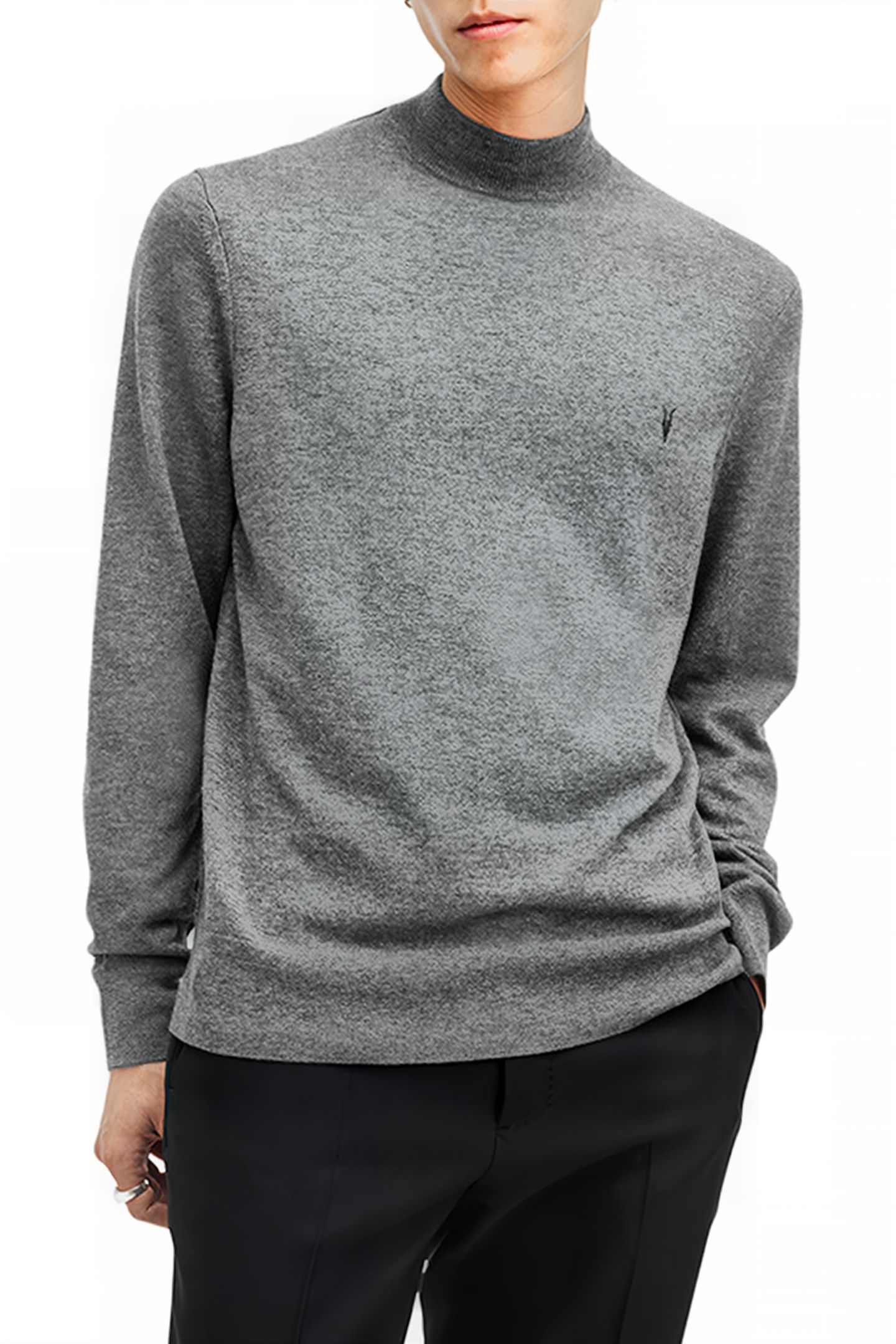 KILBURN MOCK NECK CARTER GREY 1