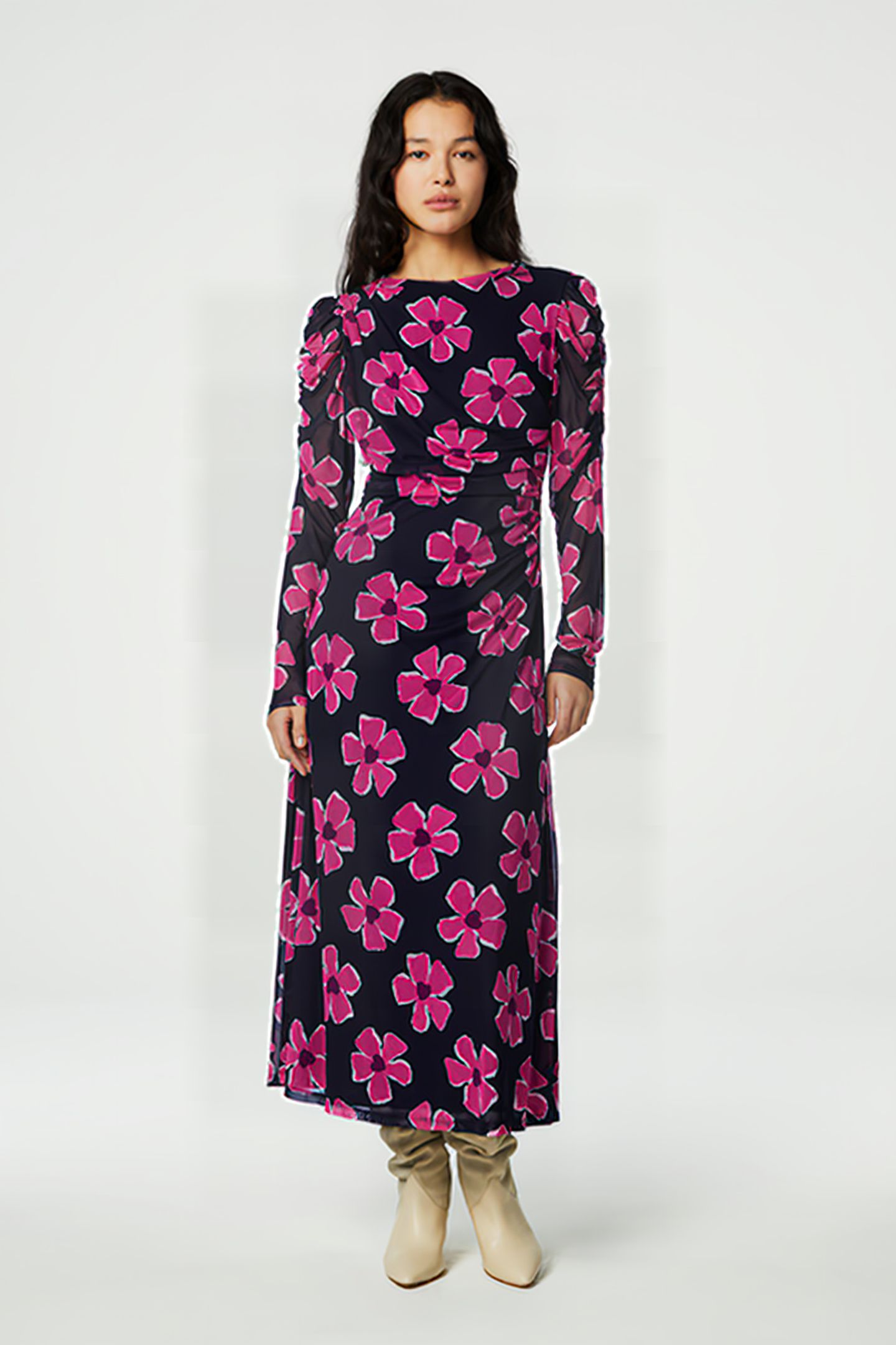 BELLA DRESS LOLLIPOP PINK/BLACK 1