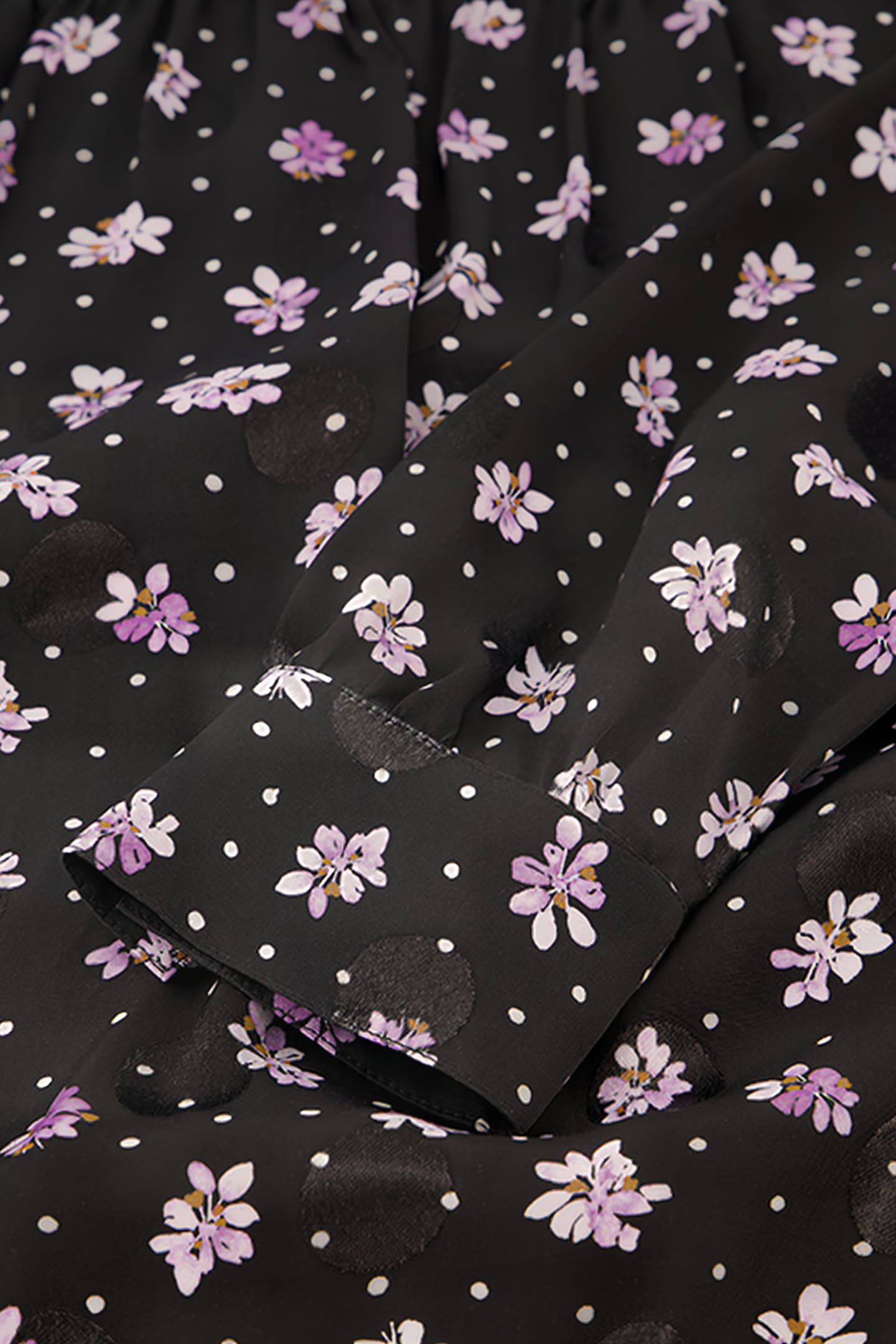 LOT BLOUSE BLACK/GRAPE 5