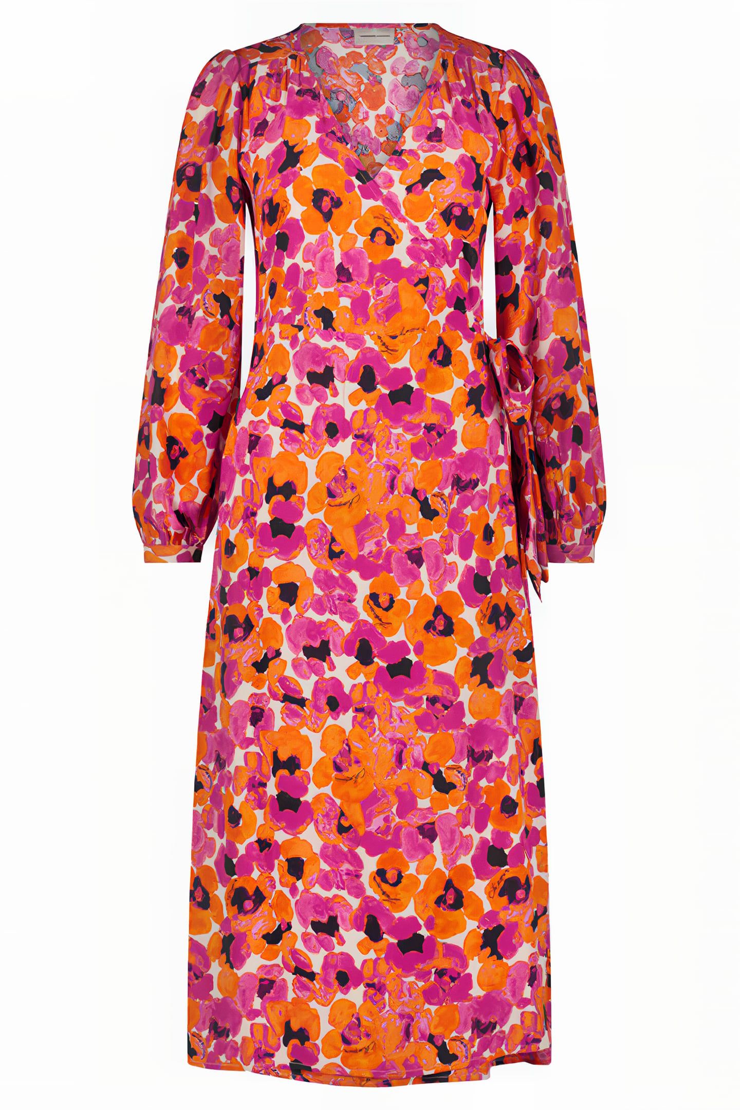 NIA DRESS PINK CANDY/MANDARIN 1