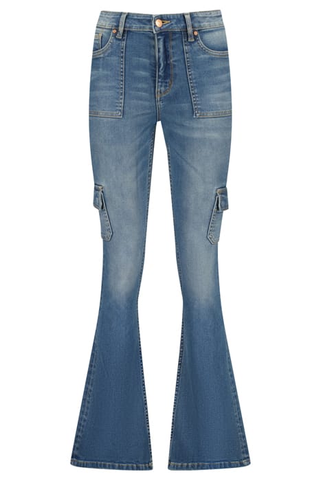 SUNRISE CARGO JEANS MID BLUE STONE 4