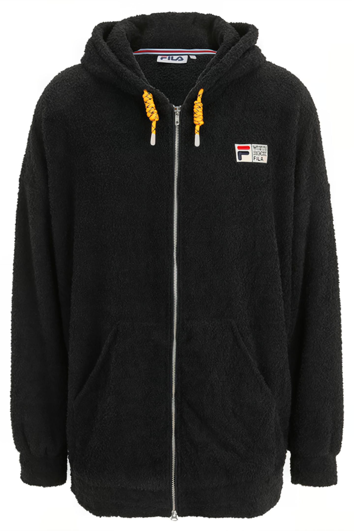 OVERSIZE TERRY FABRIC HOODIE BLACK 4