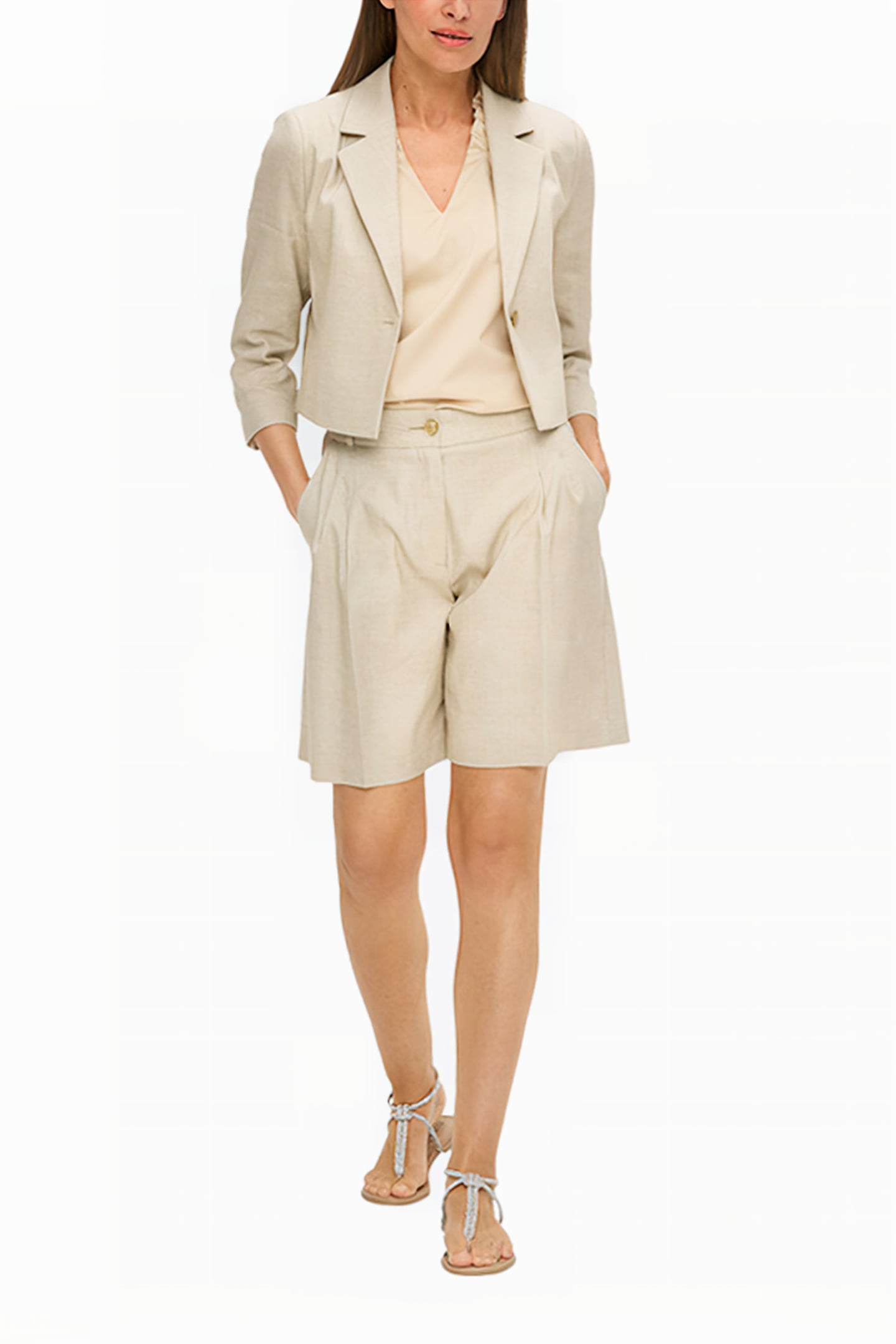 S.OLIVER BLOUSES BEIGE 4