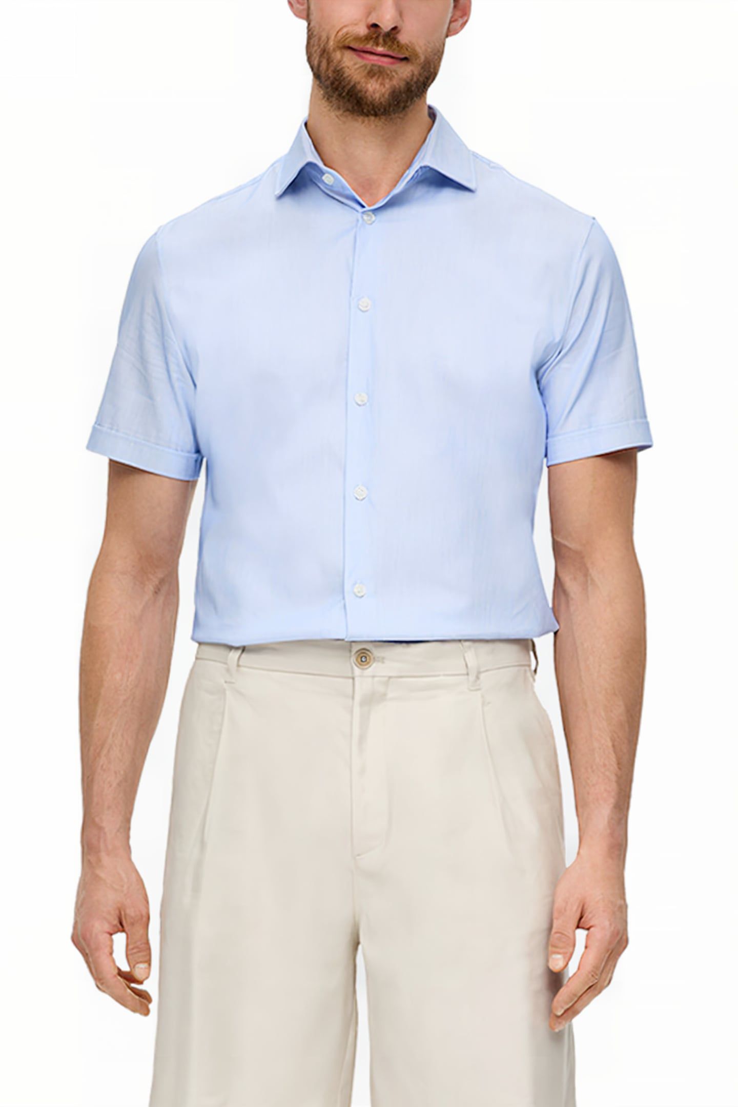 S.OLIVER SHIRTS LIGHT BLUE 1