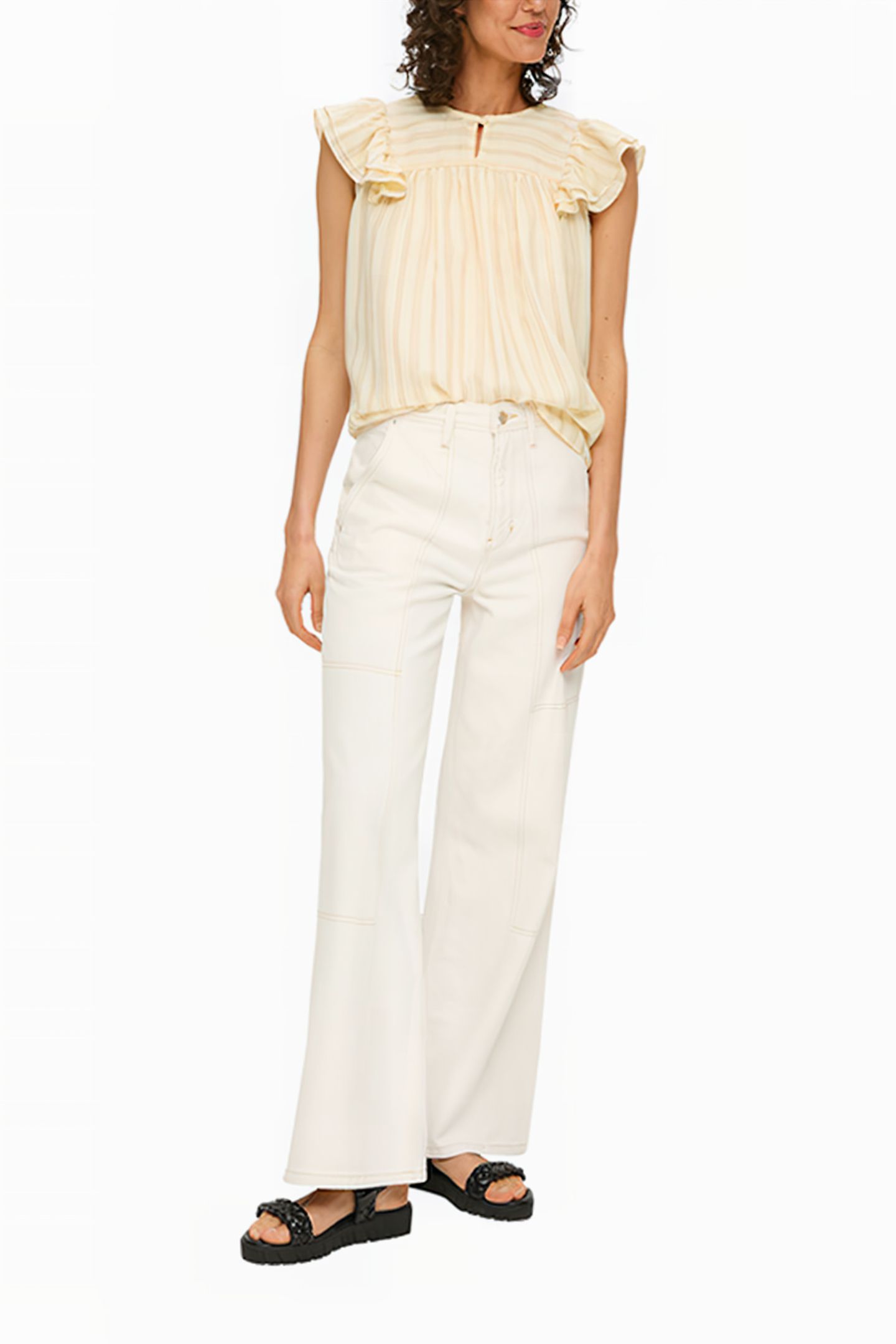 S.OLIVER BLOUSES BEIGE 3