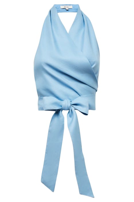 HOLLIE COWL HALTER TANK TOP 5