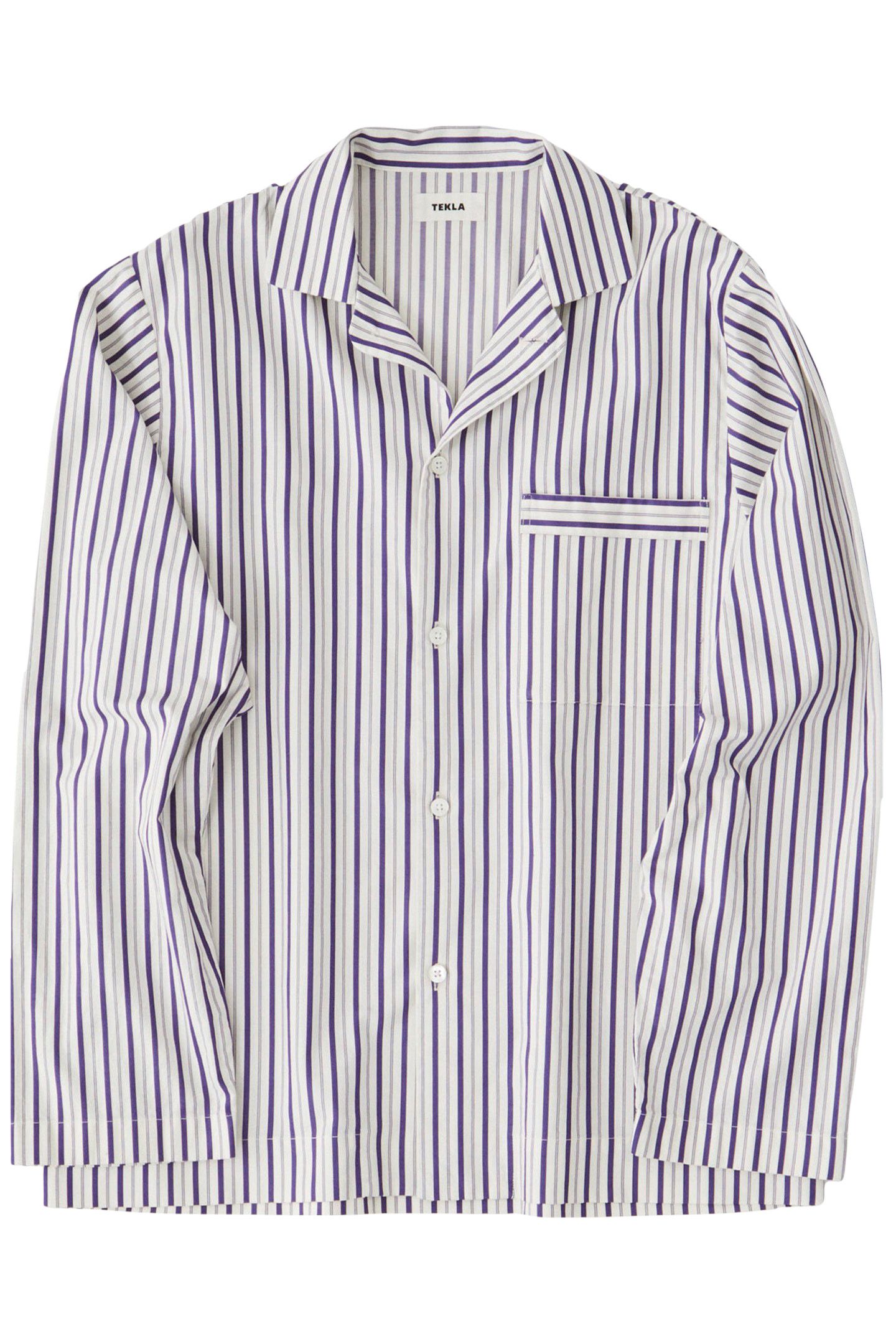 UNISEX POPLIN, PYJAMAS SHIRT LIDO STRIPES 1