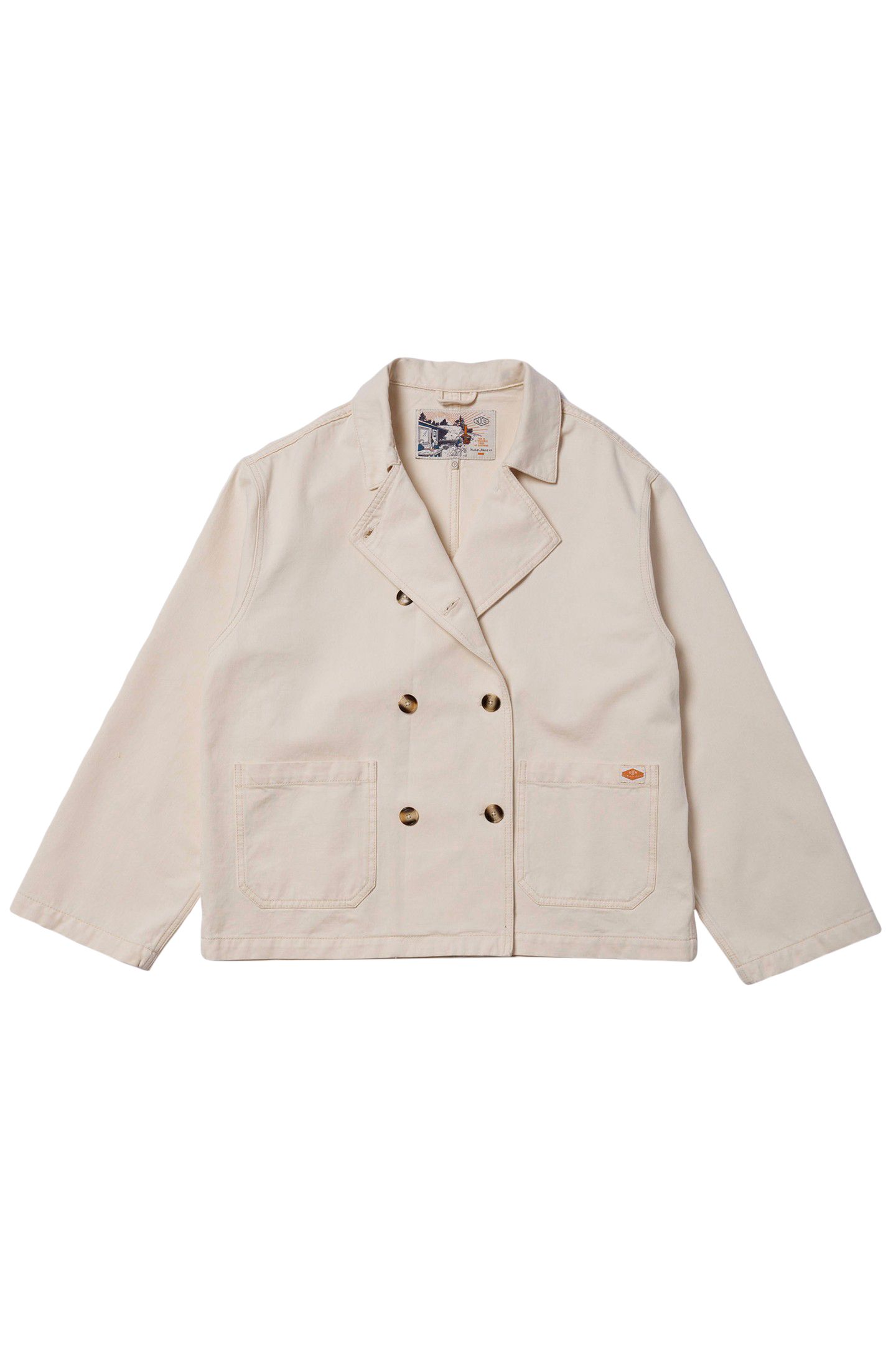 BIBBI WORKWEAR SAILOR JACKET ECRU 3