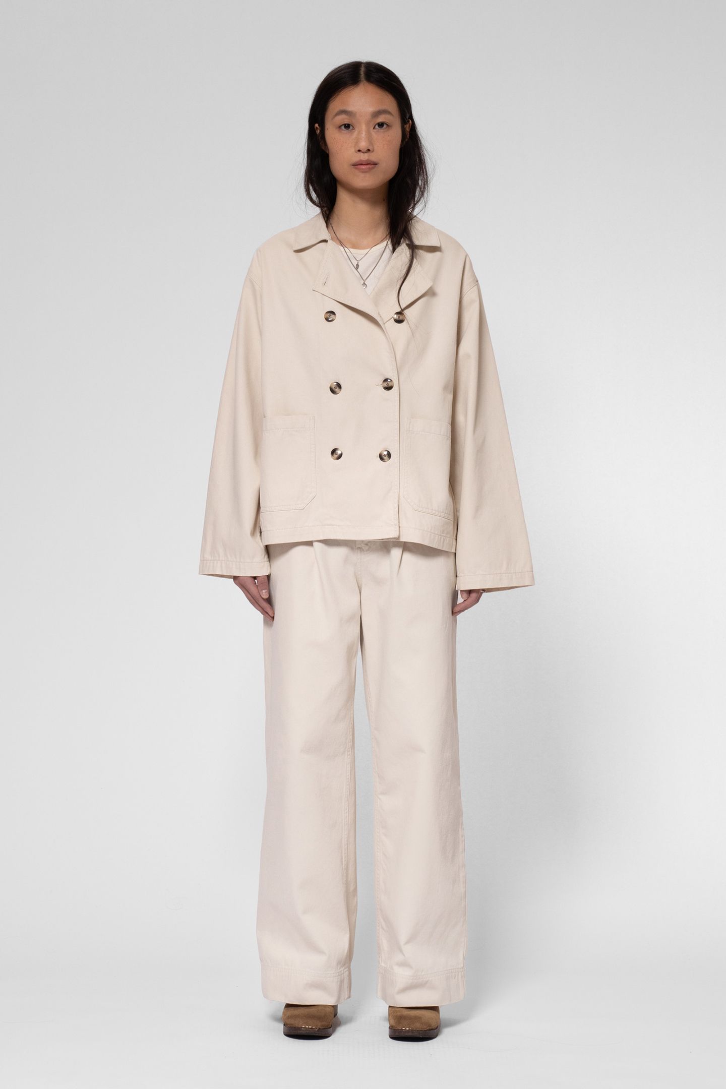 BIBBI WORKWEAR SAILOR JACKET ECRU 1