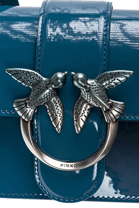 LOVE ONE MINI CL PELLE SFUMATA TEAL-OLD SILVER 4