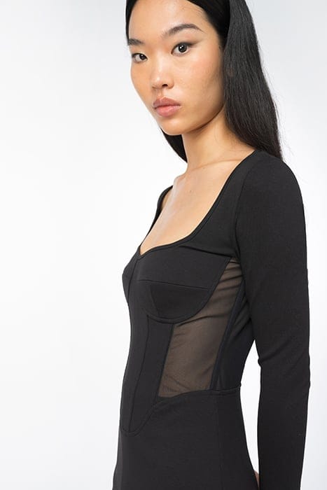 ANACLETO DRESS BLACK 6