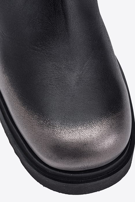 PARRY TRONCHETTO PELLE VITELLO BLACK/GUNMETAL 4