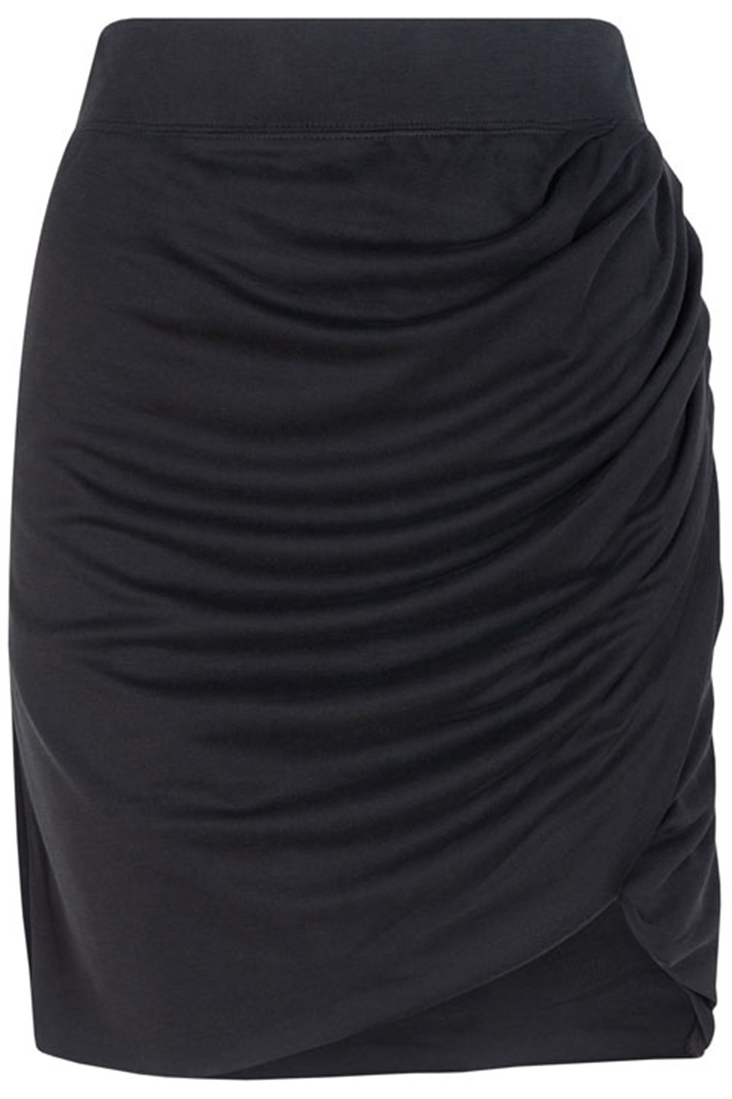 TALIE DRAPEY PLEATED SKIRT WASHED BLACK 3