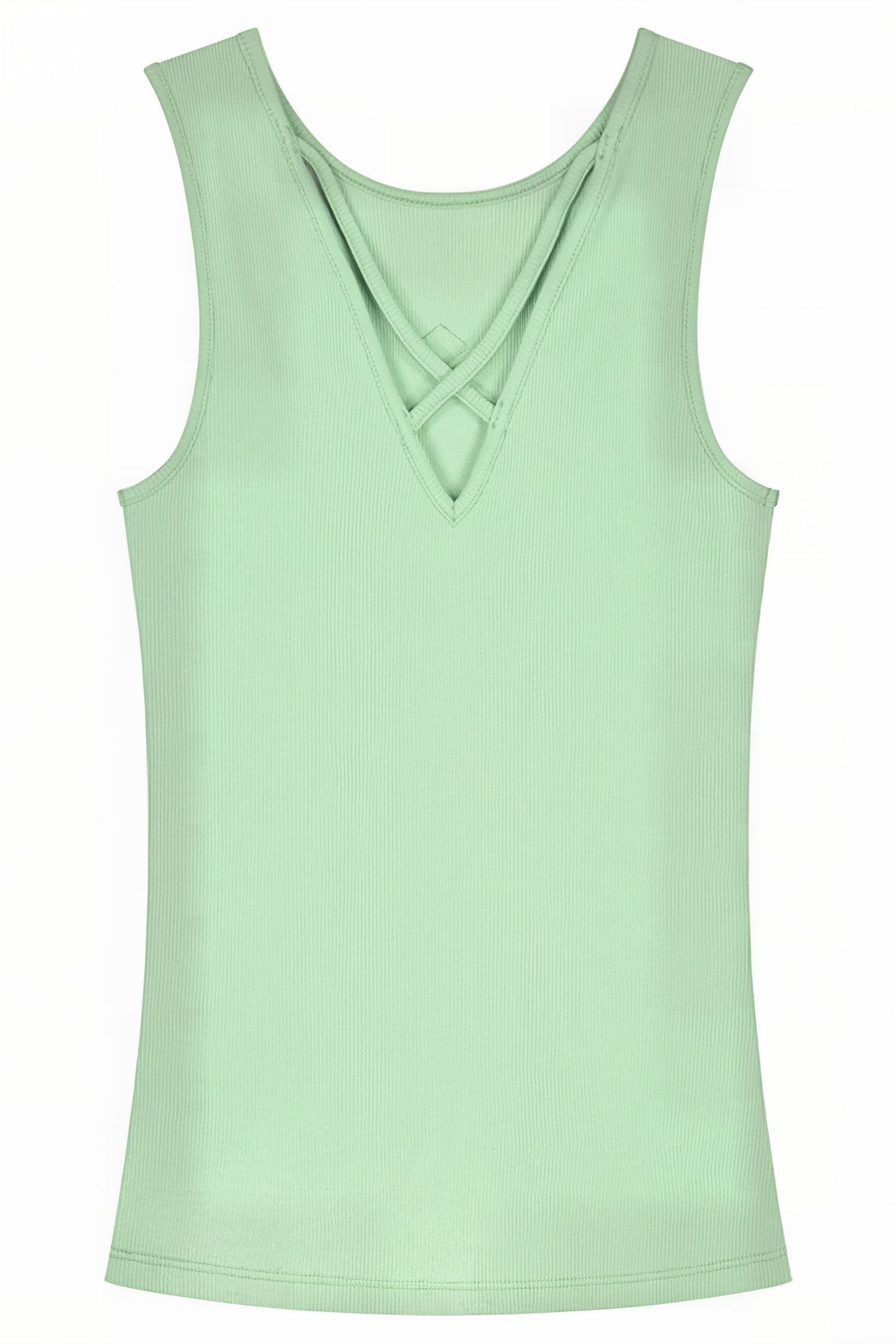 BELLA BACK RIB TOP MINT 2