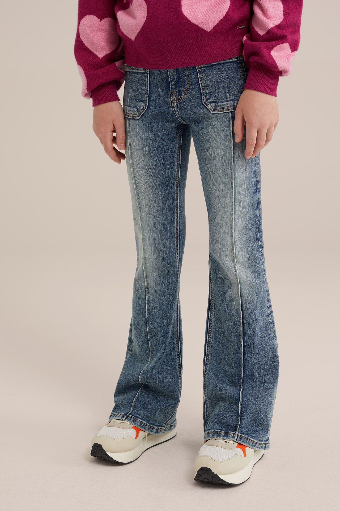 5-POCKET MID WAIST LIGHT BLUE 1