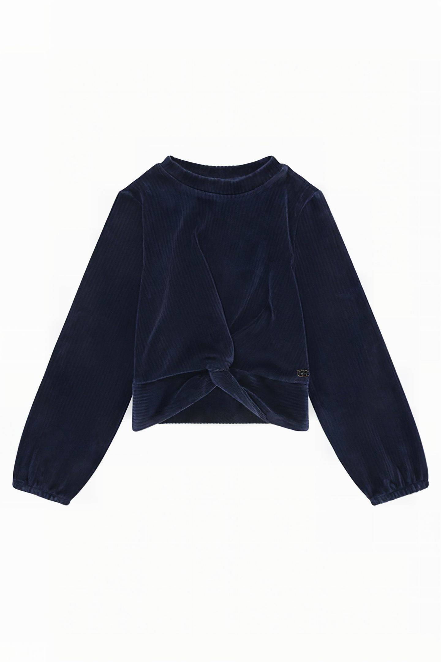 BIANCA VELVET TOP DARK BLUE 1
